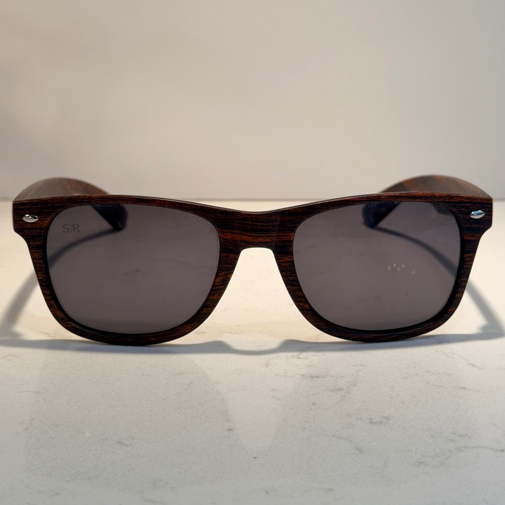 Shady Rays Polarized NEW Classic Timber Sun Glasses in Deep Timber Brown/Black